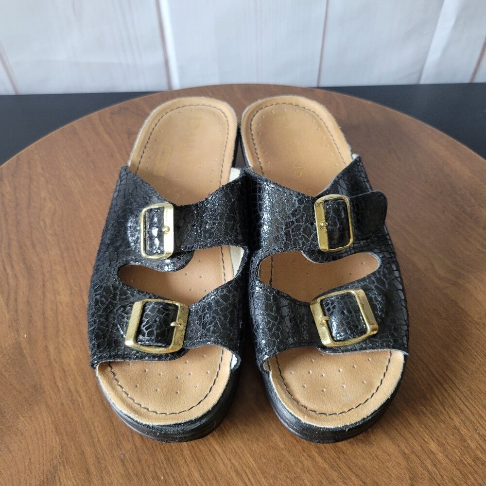Women’s Damiani’s Sandals, Sz8, Made in Italy, Black, Like New, EUC